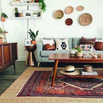 bohemian living room 
