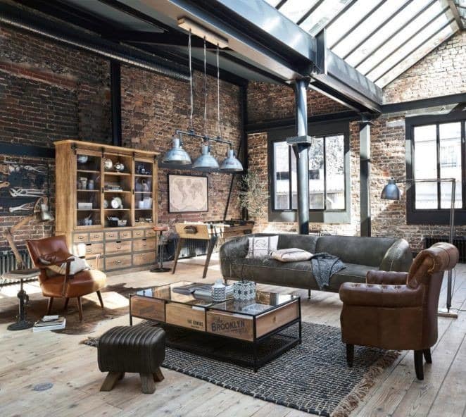 industriel living room 